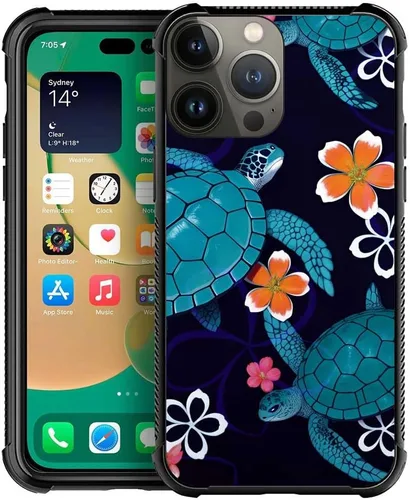 Vista 40 de Funda compatible con iPhone 13 Mini, diseño de elefantes africanos, a prueba de golpes, antiarañazos, carcasa trasera de policarbonato duro