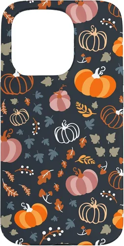 Vista 14 de Funda para iPhone 14 Pro Max Otoño Hojas Caídas Calabaza Cosecha de Especias Feliz Oto