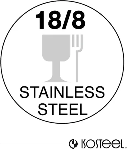 Vista 7 de Isosteel VA-9568 – cubeta de hielo para vino, acero inoxidable 18/8, con doble pared, superficie mate cepillado – sin BPA.
