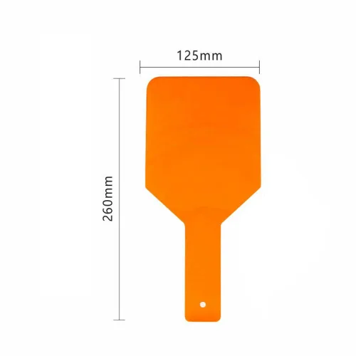 Vista 7 de SNAWOP Escudo de luz de curado dental de mano LED/UV Protección de luz Ojo/Cara Placa de placa naranja (1PCS)
