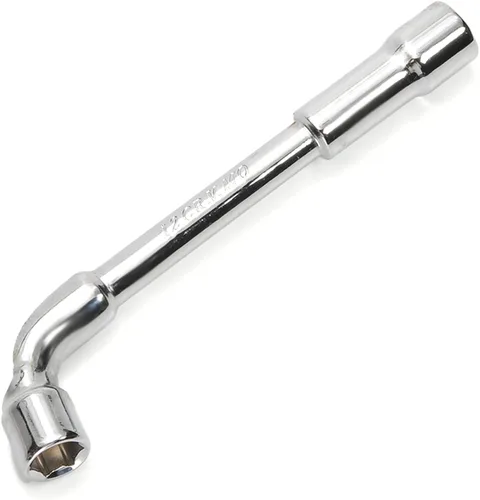 Vista 14 de Auniwaig Llave hexagonal métrica en forma de L de 0.236 in, acero al cromo vanadio, codo de espejo cromado, soporte de broca de doble cabeza