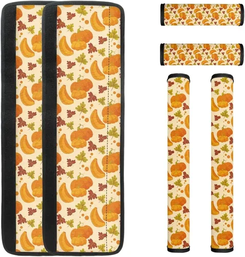Vista 13 de 6 fundas para manija de puerta de refrigerador de Acción de Gracias, cubierta de manija de nevera de otoño, hoja de arce, protector de manija
