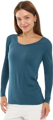 Vista 30 de 100% Merino Wool Base Layer Women - Thermal Merino Wool Shirt Women 190 morado oscuro