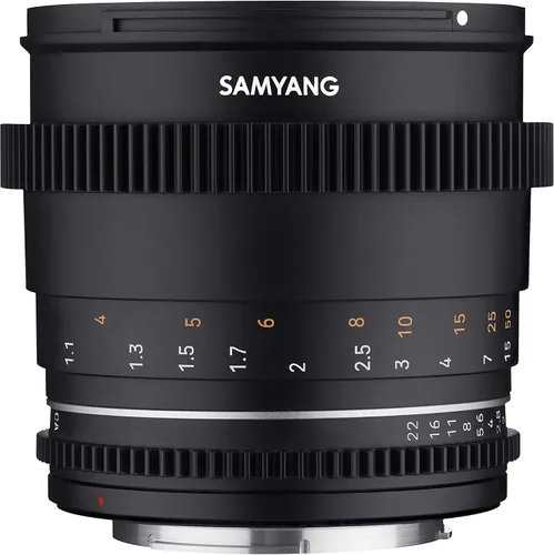 Vista 2 de Samyang 3.346 in T1.5 de alta velocidad Full Frame VDSLR MK2 para MFT