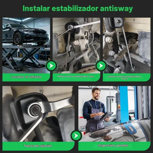 Vista 7 de AUQDD 2 piezas K750097 Enlace estabilizador de barra antirrollido delantera compatible con Honda Ridgeline 2014-2006