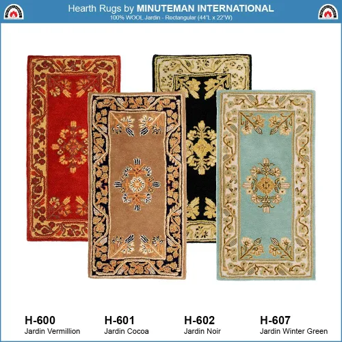 Vista 4 de Minuteman International Winter Green Jardin - Alfombra rectangular de lana