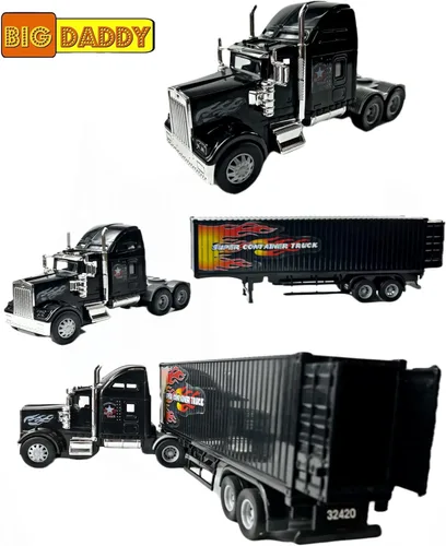 Vista 4 de Big Daddy Heavy Duty Tractor Trailer Cargo Transporter with Cargo Hold