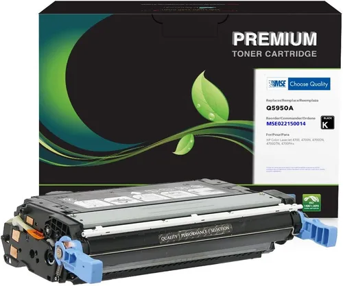 Vista 5 de Cartucho de tóner remanufacturado de la marca MSE para HP Q5952A (HP 643A) Amarillo