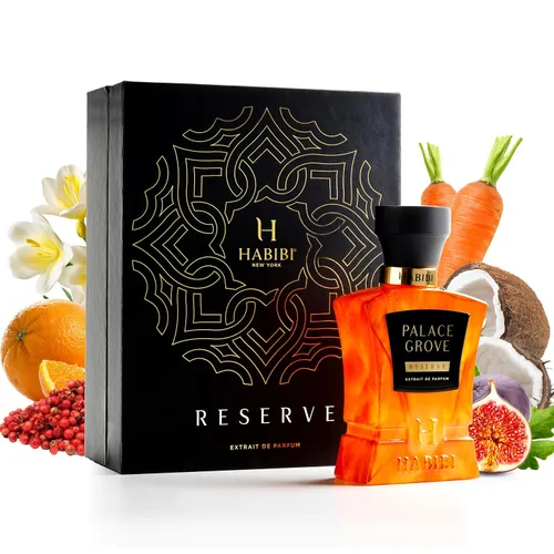 Vista 8 de H HABIBI Ambre Of The Sea Extrait De Parfum - Colonia para hombres y perfume para mujeres, 2.5 oz de larga duración fragancia unisex con bergamota