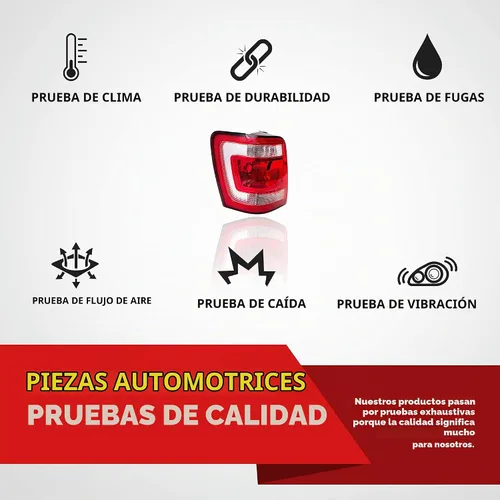 Vista 7 de Conjunto de luces traseras para Ford Escape 2008 2009 2010 2011 2012 – Compatible con el lado del conductor de las luces traseras de escape