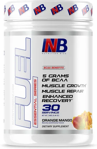 Vista 5 de BCAA en polvo, 0.18 oz de aminoácidos BCAA, bebida de recuperación después del entrenamiento para construcción muscular, recuperación y resistencia