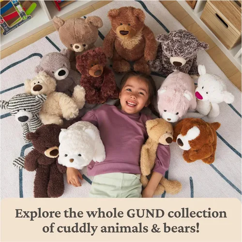 Vista 9 de GUND Growler - Oso de peluche clásico de oso marrón, 11 pulgadas