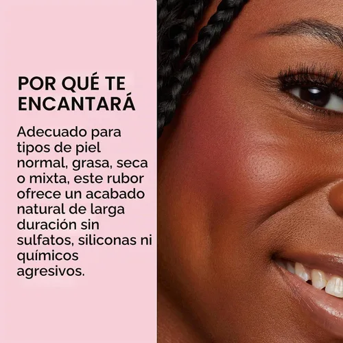 Vista 4 de LAWLESS Make Me Blush - Rubor de terciopelo sin talco para mujer, rosa de postre, 0.18 onzas Rosa (Dessert Rose)