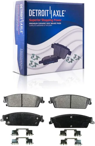 Vista 7 de Detroit Axle - Kit de freno trasero para Chevy GMC Silverado Sierra Suburban 1500 Yukon Tahoe Avalanche Cadillac Escalade Pinza de freno de disco