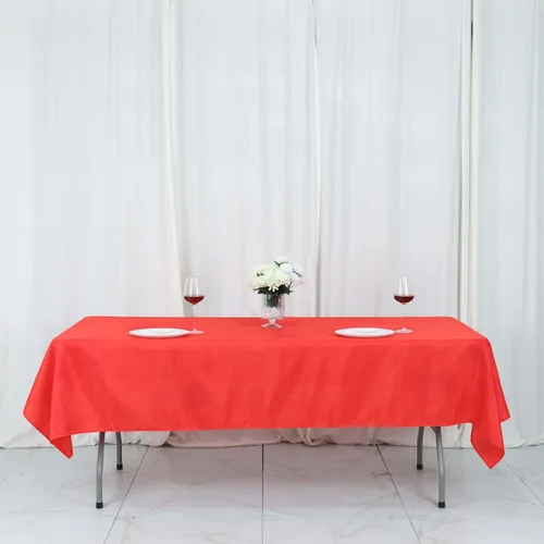 Vista 133 de Efavormart - Mantel rectangular, 60 x 102 pulgadas, resistente a las manchas y a las arrugas, lavable, mantel decorativo oblongo de tela de Amatista