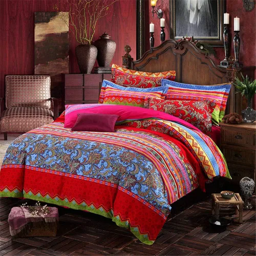 Vista 143 de ABREEZE Juego de funda de edredón tamaño individual con cierre de botón, 100% algodón egipcio, juego de ropa de cama floral de granja, color rosa, 3