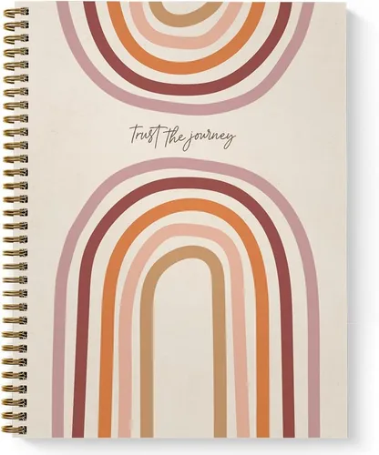 Vista 8 de Gotcha Covered Notebooks In My Self Care Era - Cuaderno de espiral, 8.5 x 11 pulgadas, diario motivacional de amor propio, 120 páginas