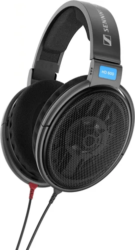 Vista 8 de Audífonos profesionales abiertos Sennheiser HD 600, Negro