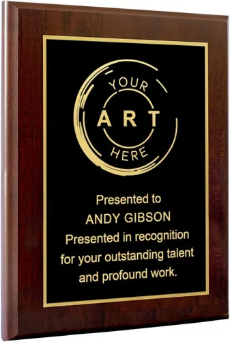 Vista 10 de Placas y premios grabados personalizados. Ideales para jubilación, agradecimiento, reconocimiento militar, logros especiales, memoriales, deportes