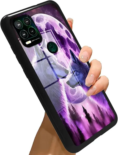 Vista 238 de Funda para Motorola Moto G Stylus 5G 2021 de vidrio templado, funda negra con diseño de mujer negra africana para mujeres y hombres, antiarañazos, a