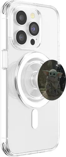 Vista 4 de Star Wars The Mandalorian the Child on Seeing Stone PopSockets PopGrip: agarre intercambiable para teléfonos y tabletas PopSockets MagSafe PopGrip
