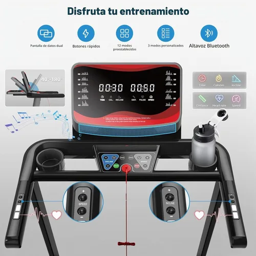 Vista 5 de CIIHI Treadmill with Auto Incline - 450 LBS Capacity Treadmill for Home Gym