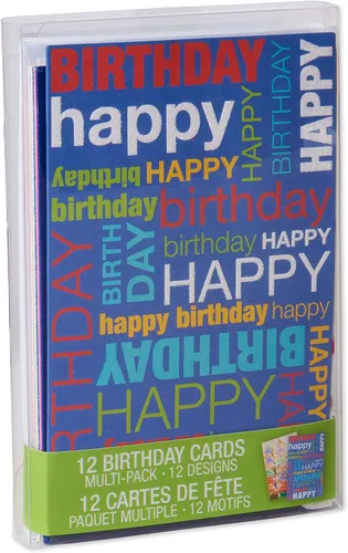 Vista 15 de American Greetings Tarjetas de cumpleaños para niños, brillantes y atrevidas (12 unidades)