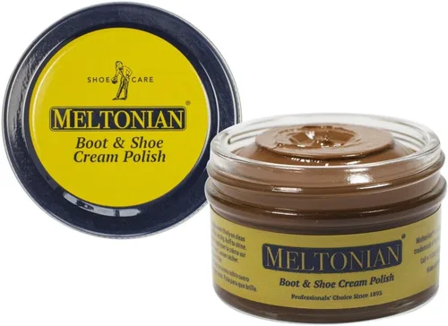Vista 55 de Meltonian Betún en Crema para Zapatos, Betún para Botas, Betún para Zapatos de Cuero a Base de Aceite con Cera de Abejas, Restaura y Protege, Más