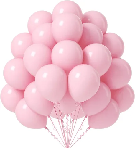 Vista 18 de FOTIOMRG - Globos negros de 12 pulgadas, paquete de 50 globos de fiesta negros de buena calidad para cumpleaños, graduación, baby shower, Halloween