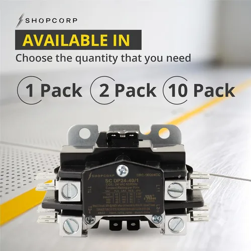 Vista 3 de Contactor magnético de propósito definido para carga de motor, HVAC, refrigeración y bomba de calor