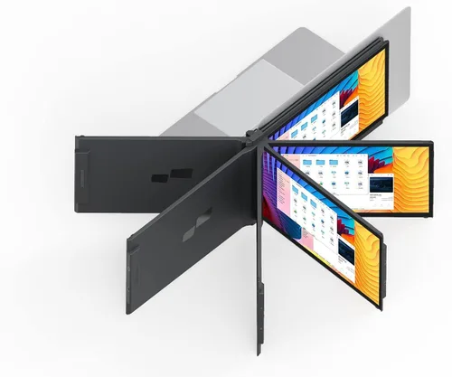 Vista 9 de Mobile Pixels Duex Plus Monitor portátil para computadoras portátiles, USB C/USB A Plug and Play 13.3" Extensor de pantalla portátil Duex Plus