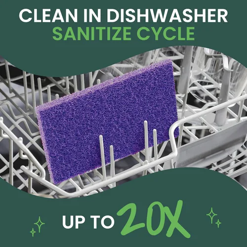 Vista 7 de Scotch-Brite Extreme Scrub Scour Pad 77222-R, 2 unidades/paquete, 6 paquetes/caja, 6 paquetes por caja