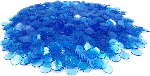 Vista 4 de YH Poker 1000 fichas de marcadores de fichas de bingo – Discos de plástico, juego de contadores de fichas, ideal para fiestas, aula, juegos, noche