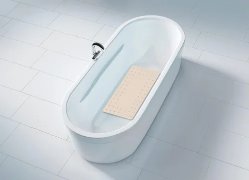 Vista 3 de WENKO Alfombra baño Mirasol 27.6x15.4 in, Beige, 16.7 x 2.4 x 2.4 in