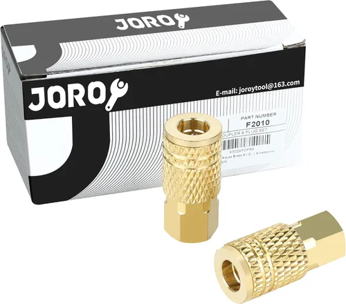 Vista 6 de Accesorios de manguera para compresor de aire, tamaño de flujo de 1/4 de pulgada, tamaño de rosca hembra NPT de 1/4 de pulgada, material de latón