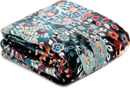 Vista 33 de Vera Bradley Manta de forro polar para mujer, manta de felpa suave para sofá, dormitorio y decoración del hogar