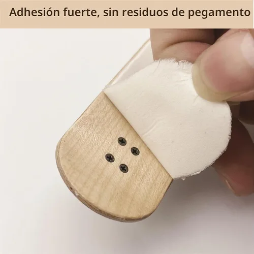 Vista 3 de Cinta de agarre de espuma para diapasón, cinta antiderrapante para monopatín de dedo 40mmX110mm (8 piezas negras 4 piezas blancas)