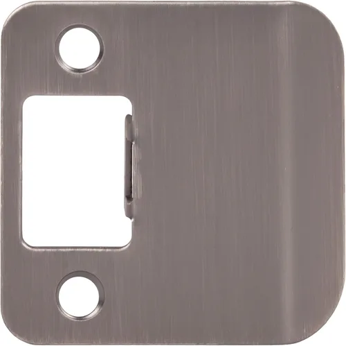 Vista 38 de Placa de impacto de esquina redonda con reborde extendido, 2-1/4" x 1-1/2", (2" de longitud total), latón antiguo de Stone Harbor Hardware