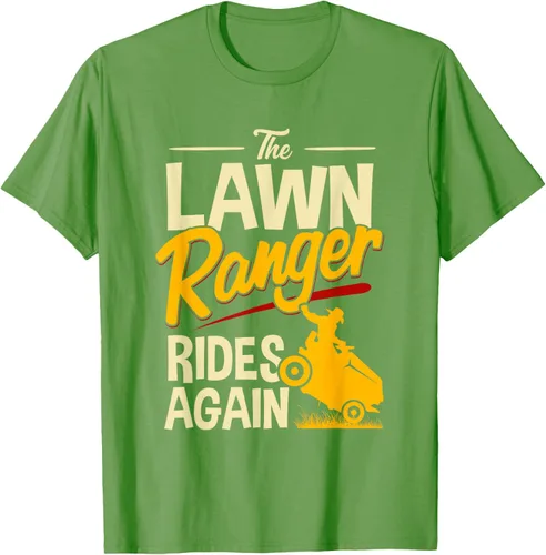 Vista 17 de The Lawn Ranger Rides Again - Camiseta de corte de césped Azul Marino