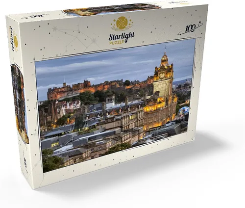 Vista 2 de MyPuzzle Edinburgh Scotland - Rompecabezas prémium de 100 piezas, fabricado en Estados Unidos