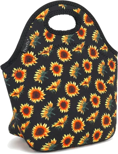 Vista 10 de FlowFly Lonchera de neopreno para niños, bolsa suave con aislamiento, mini hielera térmica para niños, niñas, hombres, mujeres, escuela, trabajo