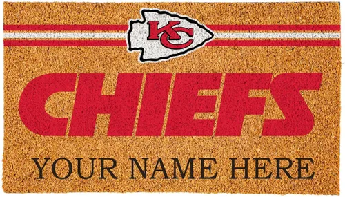 Vista 15 de Team Sports America Tapete de entrada de la NFL 28 x 16 pulgadas Escotilla cruzada en relieve Parte trasera antideslizante Decoración