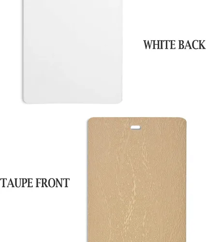 Vista 4 de DALIX Palm Taupe - Láminas de textura vertical para ventana, 46.5 unidades, 5