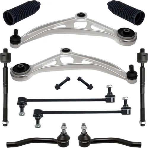 Vista 14 de TUCAREST 2 piezas K620354 K620355 izquierda derecha delantera inferior brazo de control y conjunto de rótula compatible con 2000-2003 Ni-ssan