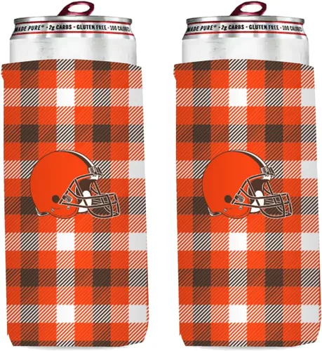 Vista 11 de Paquete de 2 soportes para latas de fútbol de 12 onzas, delgado y delgado, aislador de bebidas Huggie Cooler Coozies (Arizona (cardenales))