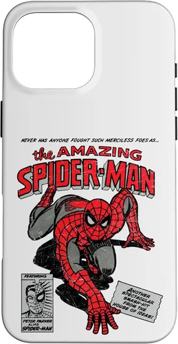 Vista 19 de Marvel Funda Retro de Cómic de Spider-Man para iPhone 17