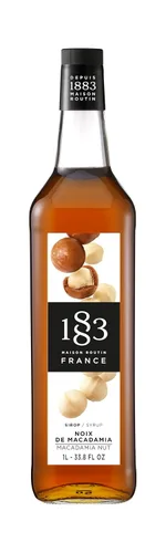 Vista 48 de 1883 Jarabe de Amaretto para bebidas, fabricado en Francia, botella de plástico de 1 litro
