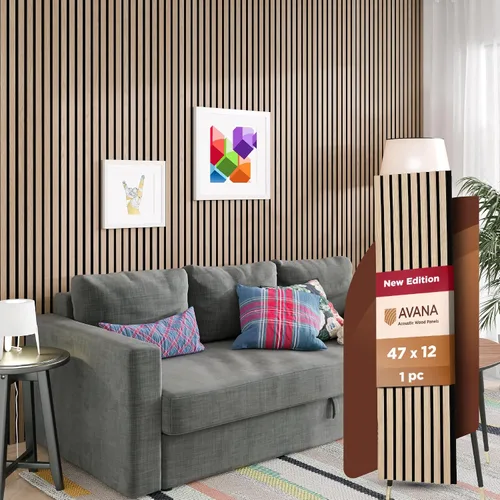 Vista 36 de Paquete de Muestras de Color de Paneles de Pared Acústicos Avana - Paneles de Madera Premium para Decoración de Paredes - Insonorización