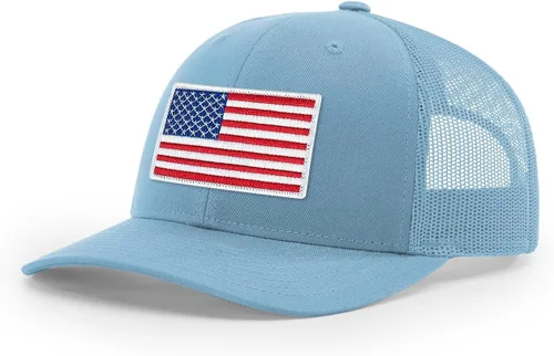 Vista 210 de Joe's USA Richardson 112 - Gorras de camionero con parche gráfico personalizado - Gorras estructuradas de cinco y seis paneles Richardson Premium