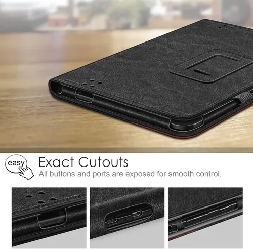 Vista 6 de Fintie Funda tipo folio para Kindle Fire HD 8.9" - Funda de piel delgada con apagado y encendido automático para Amazon Kindle Fire HD 8.9